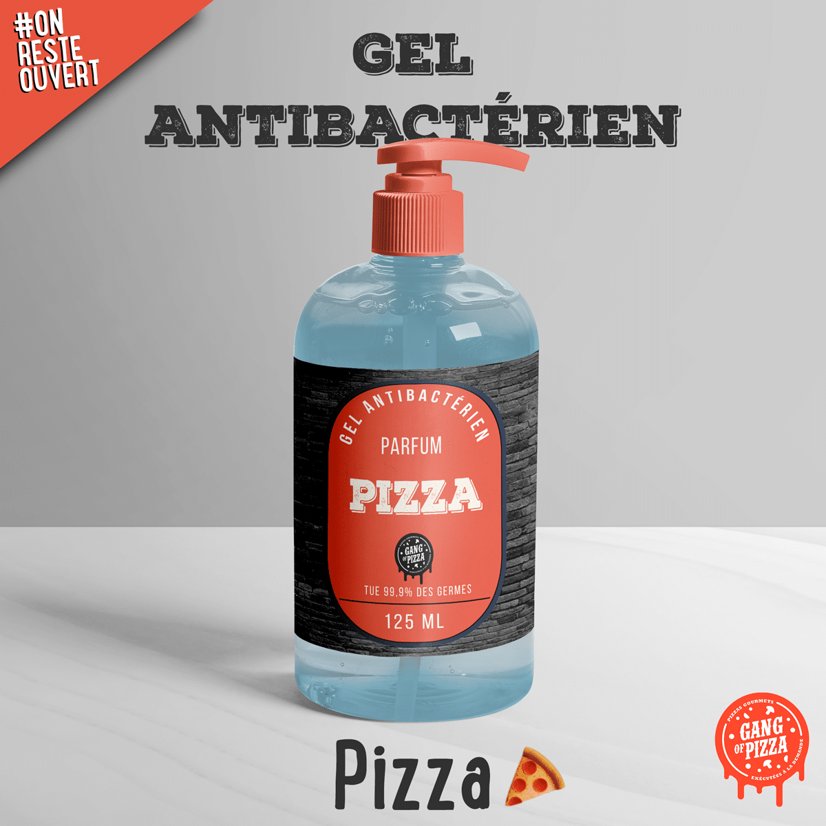Gel Antibactérien Gang Of Pizza Gel Antibactérien Gang Of Pizza