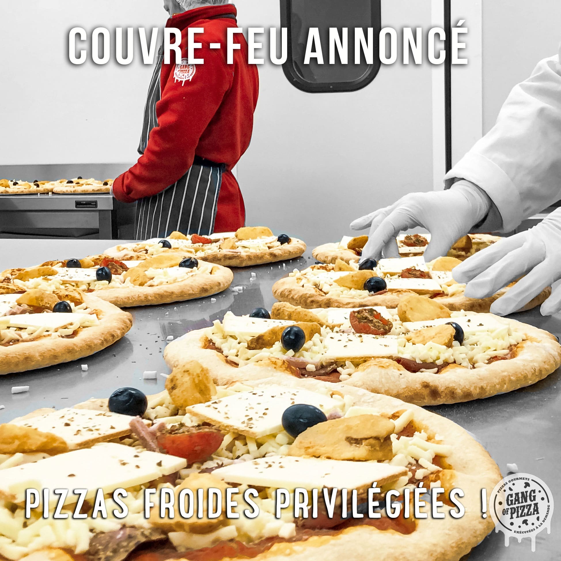 Couvre-feu : pensez aux pizzas froides Gang Of Pizza Couvre-feu : pensez aux pizzas froides Gang Of Pizza
