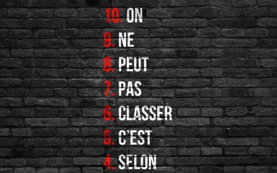 Classement des meilleurs repas !