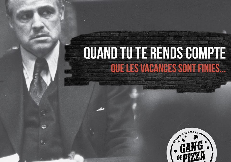 Les vacances sont finies !!