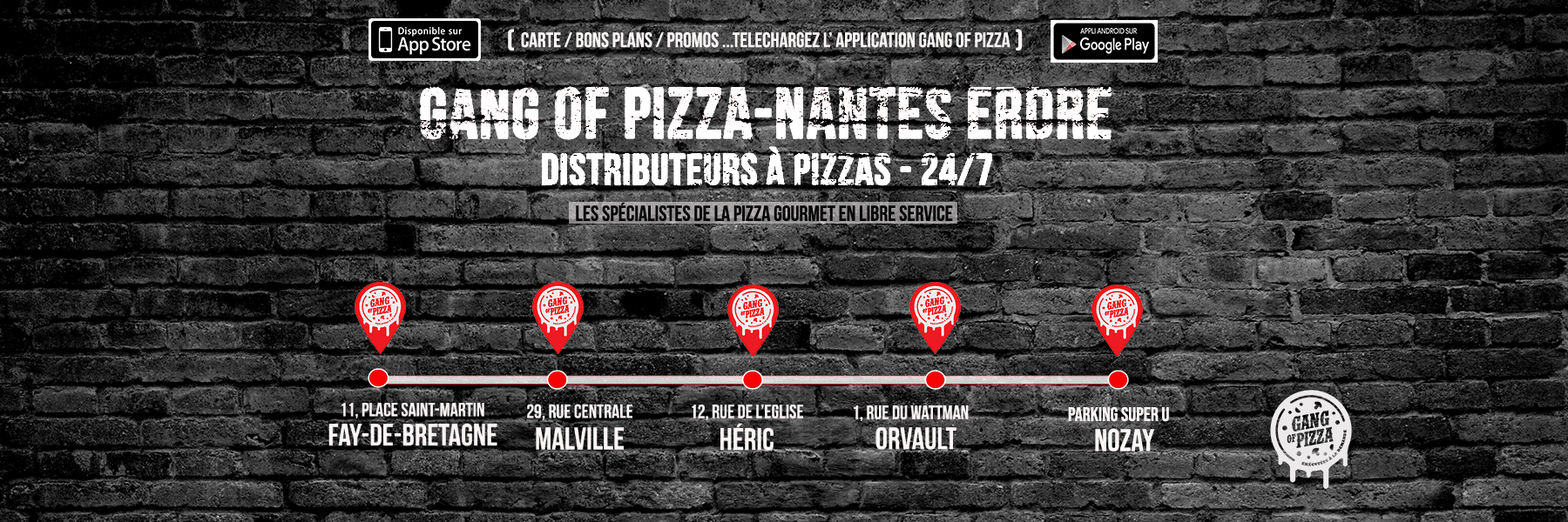 Gang of pizza Pizza gourmet 24h 24 Nantes erdre faceboook