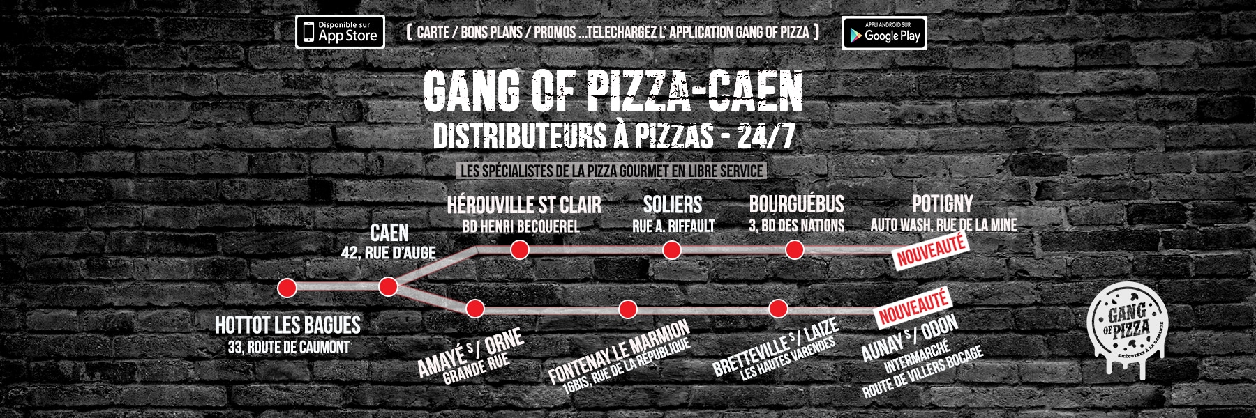 GANG OF PIZZA PLAINE DE CAEN GANG OF PIZZA PLAINE DE CAEN