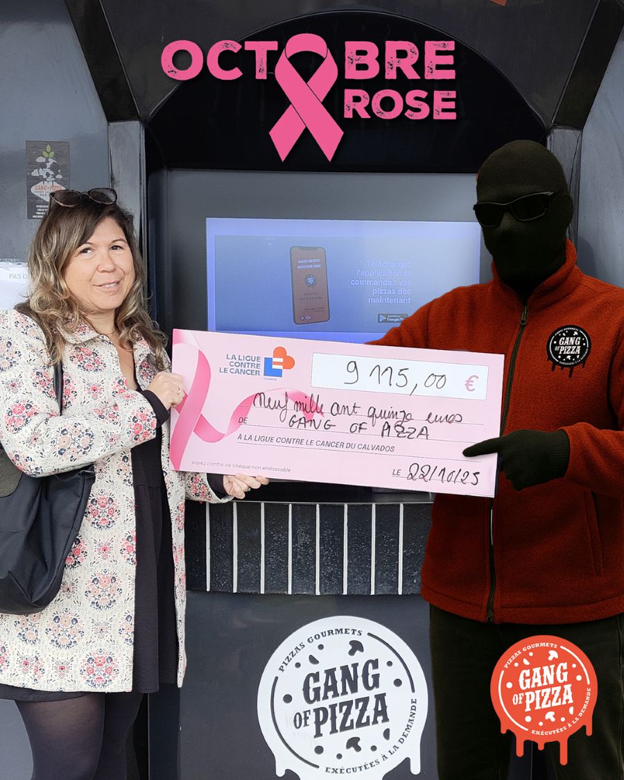 Octobre rose Gang of pizza