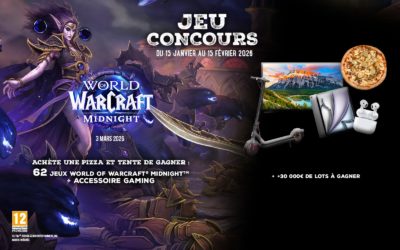 Mega Jeu Concours World of Warcraft x Gang Of Pizza
