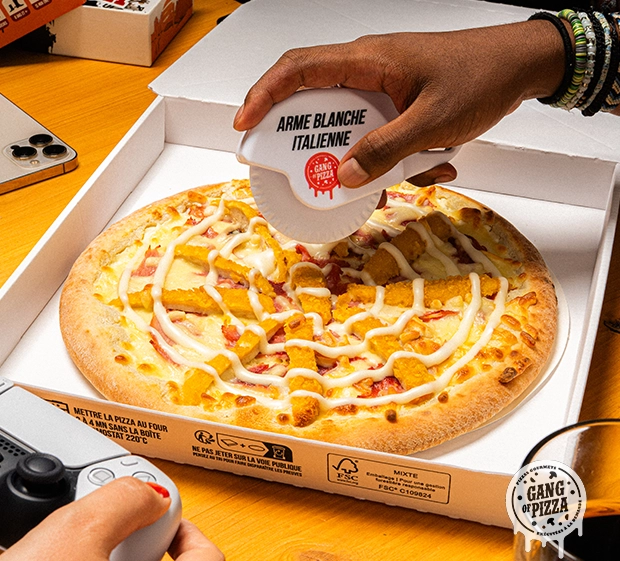 CORDON BLEU PIZZA DU MOIS GANG OF PIZZA DISITRUBUTEURS AUTOMATIQUES DE PIZZAS 24/7 PARTOUT EN FRANCE